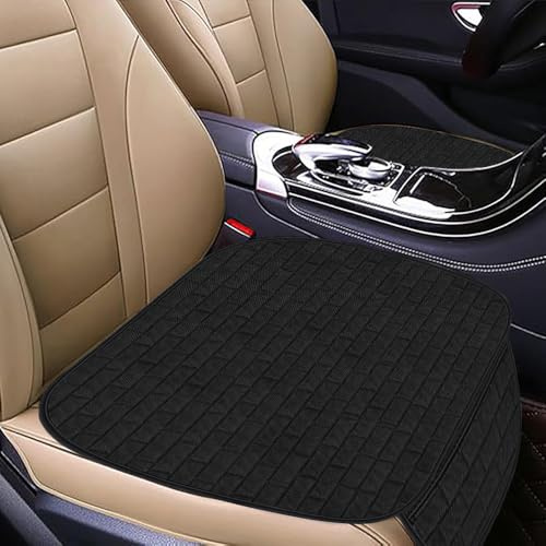 Huucozn Universal Sitzauflagen Vordersitze, 60 x 48cm Auto Sitzauflage Sitzauflagen Vordersitz Sitzkissen Auto Anti Rutsch Autositzauflage Vordersitzbezüge Atmungsaktiv Autositzauflage für Autositz
