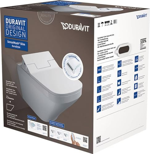 Duravit sensowash durastyle - Set inodoro suspendido sensowash slim 630x475x645
