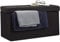 Relaxdays Faltbare Sitzbank XL, mit Stauraum, Sitzcube, Fußablage, Sitzwürfel als Aufbewahrungsbox, 38x76x38cm, schwarz