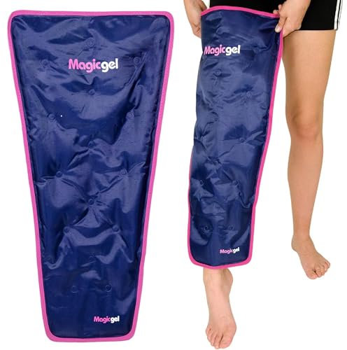 Leg Ice Pack - Thérapie professionnelle par le froid - Réduit la douleur, l'enflure et l'inflammation (par Magic Gel)