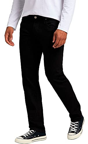 LEE - Jeans Herren - Regular Straight Fit - Daren Zip Fly - Sehr Dunkel Stone