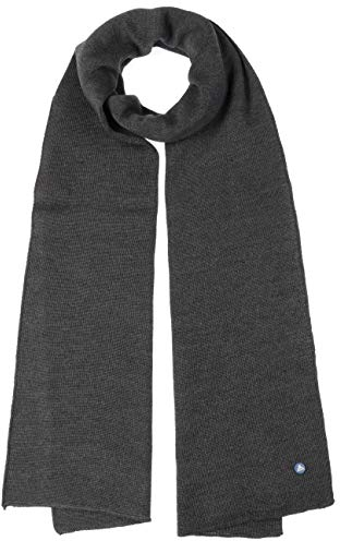 HAMMABURG Classic Strickschal - Gemütlicher Winterschal - Made in Italy - Unisex - Herbst/Winter anthrazit One Size