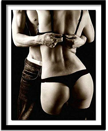 Likayj 5D Diamant-Malerei Kit Männer Und Frauen Sexy Diamond Painting Full Kunst Strass-Stickerei,Kreuzstich-Kits Für Kunst,Handwerk,Wanddekoration 40x60cm