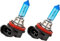 2x Jurmann H11 55W 12V Super Weiß 6000K Xenon Look Ersatz Halogen Birne für Scheinwerfer, Fernlicht, Abblendlicht, Nebelscheinwerfer - E-geprüft