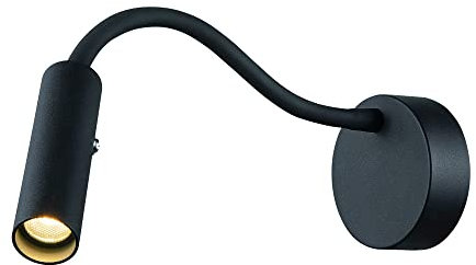 SLV KARPO MAGN | Wand-Beleuchtung innen, Wandaufbauleuchte, LED Spot, Aufbau-Leuchte, Wandaufbauleuchte, Wandstrahler | 3000K, 5,8W, 380lm, schwarz, dimmbar