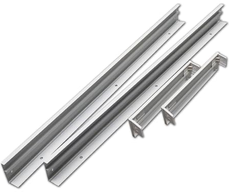 LED ATOMANT Packung mit 2 Aufbaurahmen für Slim LED Einbaustrahler Panel 120x30cm, Weiß lackiertes Aluminium, Panel nicht inklusive