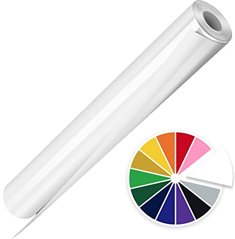 Artcut Vinilo Textil Termoadhesivo 30.5x300cm, Vinilo Termoadhesivo Textil(Blanco)