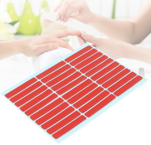 10 Sheet Nail Art Mounting Tape Salon Double Sided Adhesive Tape Accessory Nail Tip Fixation Tools Strong Viscosity Suitable for Nail Tip Color Display Nail Salon