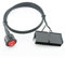 iHaospace 24 Pin ATX Power On/Off Switch Jumper Bridge Adapter Braided Cable, PC PSU Start Up Cable 50cm