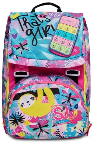 SJ GANG STYLE JAM GANG Rucksack für Mädchen und Jungen, mehrfarbig, 27 x 41 x 16 cm, mehrfarbig, Taglia unica, schule