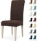 Ystyle Fundas Sillas De Comedor Pack 6, Fundas para Sillas Ajustables, Funda para Sillas Elástica, Cubre Funda Protectora Sillas Lavables para Banquetes Hogar Restaurante Hotel, Café
