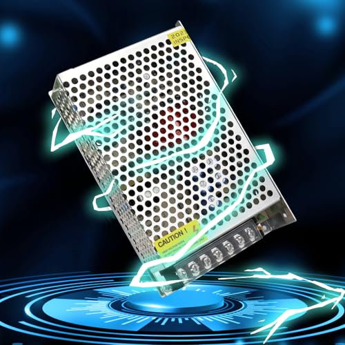 LightingWill Schaltnetzteil 24V 8,1A 100W Netzteil, LED Trafo Schaltwandler AC 230V auf DC 24 Volt, Adapter Transformator für LED Streifen Lichter, 3D Drucker, CCTV, LED Beleuchtung