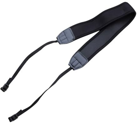 Okiyakusama Fernglas Umhängeband, Schwarz, Langlebig, rutschfest, Vielseitig Einsetzbar, Wiederverwendbar, Schultergurt Zum Aufhängen, für Taschen, Handtaschen, D