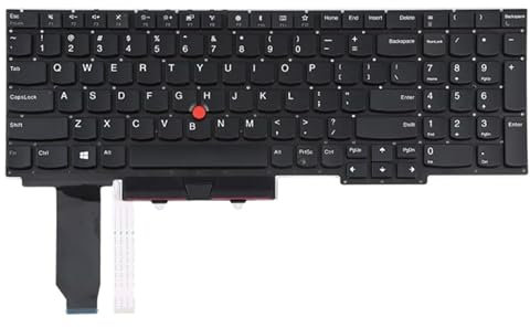 Piezas de Repuesto para computadora portátil WJH Teclado de la versión en EE. UU. con PUNTAR para Lenovo ThinkPad E15 Gen 2 Gen Teclados de reemplazo
