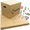STAR SUPPLIES Strong Cardboard Boxes 47cm x 31.5cm x 25cm 44 Litres Shipping Packing House Removal Moving Boxes (5 Boxes)