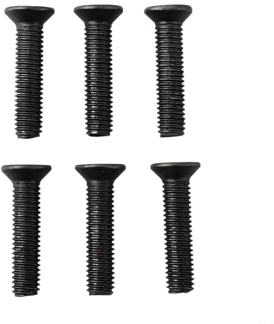 Lot de 6 vis d'adaptation de tige de mandrin de perceuse, vis d'adaptation de tige de mandrin pour perceuse à gauche (M5 x 22 mm)