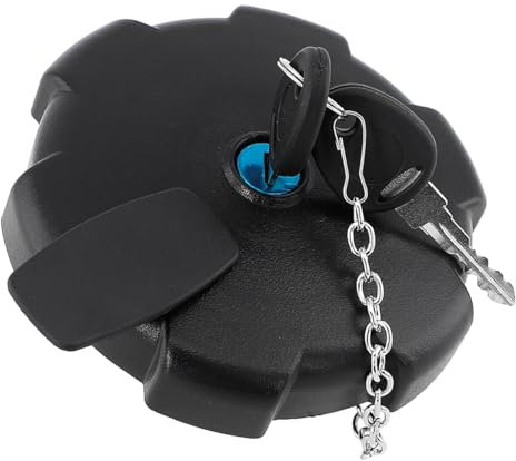 Tiardey Tankdeckel mit Schloss Verliersicherung Tankdeckel für Man TGA TGX TGS Actros Atego 80mm