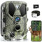 Findn Wildlife Camera 4K 36MP HD Trail Camera with 940nm Night Vision 0.2s Motion Activated Waterproof, Gardens Camera with 32GB SD Card for Outdoor Hunting Bird Watching Nature Scouting