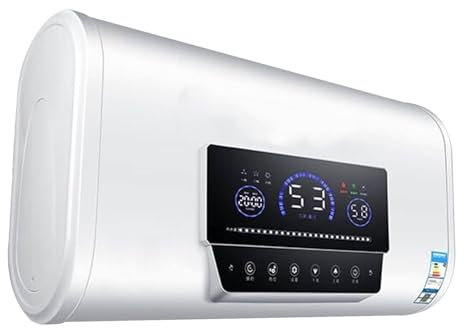 Scaldabagno elettrico 3KW con telecomando e touch screen, scaldabagno istantaneo con display digitale della temperatura, per bagno hotel,80L