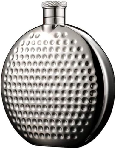 BDSHGRDH Portable Wine Pot, 6 oz Titanium Hip Flask Sake Cup Set Outdoor Camping Flat Liquor Flask Alcohol Whiskey Wine Flagon Mug Wearproof Wine Pot Drinking Cup for Travel Picnic