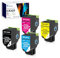 Vintella CX310 Toner kompatibel mit Lexmark CX310n CX310dn CX410 CX410e CX410de CX410dte CX510 CX510de CX510dhe CX510dthe Drucker 80C2SK0 80C2SC0 80C2SM0 80C2SY0 (2500 Seiten BK, 2000 Seiten CMY)