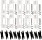 10Pcs Door Strike Plate Set for Internal Doors Lock Stainless Steel Strike Plates with Dust Box and Matching Screws Heavy Duty Security Reinforcement Kit for Wooden Latch Sheds Garages