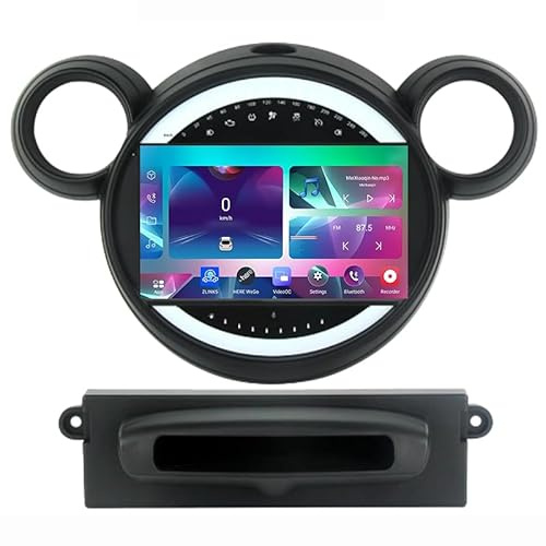 para Mini Cooper R56 R60 2007-2014,Autorradio Android 11 de 9 Pulgadas con Navegación GPS,Bluetooth,Wi-Fi,4G,Bluetooth,Mirror Link,Radio Integrada Reproductor Vídeo,Conectar y Usar,T9