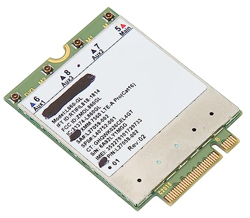 Plyisty L860 GL 4G-Netzwerkkarte, Computer-NIC-Adapter, M.2-WLAN-Karte, Unterstüttt Fdd-LTE-Band, 1 Gbit/s Dl Hochgewindigit-Internetsurfen, FEU Laptop