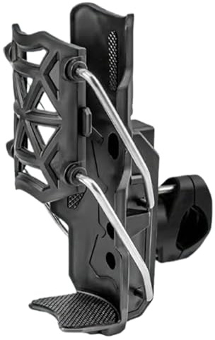 Fahrrad-Wasserflaschenhalter – Getränkehalter für Motorrad | Fahrrad-Wasserflaschenkäfig | Verstellbarer Kinderwagen-Schneidkäfig mit einer Metallklemme von 0,6 bis 1,56 Zoll für Traktor Motorrad in