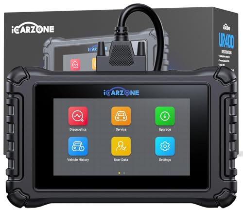 ICARZONE UR400 OBD2 Diagnosegerät für VAG-Fahrzeuge, 49 Servicefunktionen für Tiefenwartung, Auto Alles System, AutoVIN, Autoscanner Bidirektionale Aktivertest, Auch für Porsche/Ben.z/B.MW