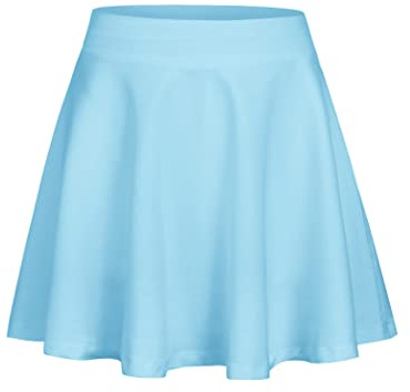 Arshiner Jupe de tennis pour fille avec pantalon - Taille haute - Jupe de sport - Ligne A - Jupe plissée - Jupe de pom-pom girl avec poches - 6-15 ans