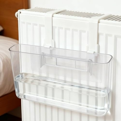 Wandmontierter Luftbefeuchter Heizung für Zuhause und Büro, Verdunstungsluftbefeuchter mit Heizkörperwärme mit Wasserspeicherkasten