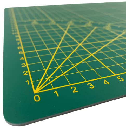 Tapis de Découpe Vert Format A3 (marquage 42 x 27 cm) Auto-cicatrisant
