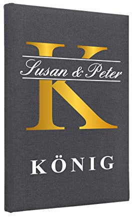 Hochzeitideal Stammbuch zur Hochzeit – klassisch in dunkelgrau – Maja Nr. 79 – personalisierbares Familienstammbuch & Erinnerungsbuch mit hochwertigen Buchbinderleinen, handgefertigt in Deutschland