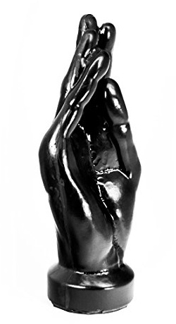 HUNG Fist Butt Plug Hello for System, 23.7 X 9 cm, Black