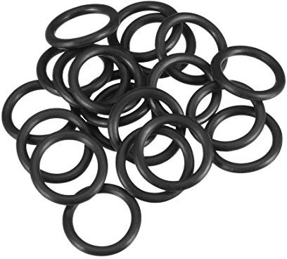 sourcing map 20 Stück O Ring Dichtung 10 mm x 14 mm x 2 mm Metrische Nitrilkautschuk Dichtungsringe Gummi Dichtungen für Sahnespender Poolpumpe Schnellkupplung Umfülladapter Wasserschlauch