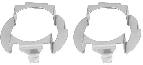 Akozon Supporto Adattatore LED H7 2pz Supporto Fari per Adattatore Fermo Portalampada Fermo Adattatore