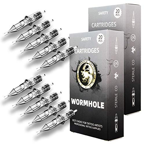 Wormhole Tattoo Nadeln Patronen 50 Stück Verschiedene Tattoo Nadel patronen Runder Liner Gemischt 3RL 5RL 7RL 9RL 11RL (50 Stück #10 Standard RL)