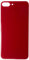 For iPhone 8 Plus Plain Glass Back Replacement in Red