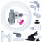 Refrigerator Water Line Kit Connection and 1/4 Compression Ice Maker Installation Kit,1/4 OD Tubing with Quick Connect for Fridge IceMaker RO Systems Water Filters Faucet,+Feed Water Adapter 25ft
