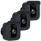 Meffort Inc Silicone Skin Case Cover with Sun Glare UV & Weather Protection Camouflage Disguise Covers Compatible for New Blink Outdoor Camera - Black (3 Pack)