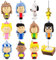 Hallmark Peanuts Krippen-Countdown-Kalender Miniatur-Weihnachtsbaum-Set mit 12 Mini-Ornamenten, (0002HCM9187)