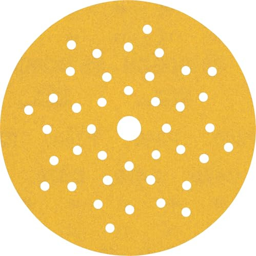 Bosch EXPERT C470 Schleifscheibe, 125mm, K240, Multilochung, 5-tlg. | für Farbe auf Holz, Hartholz, Körnung 240, Professional Zubehör Exzenterschleifer, Schwingschleifer