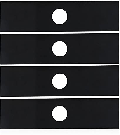 Haiouus AEB0800 Multi-Head Edger Ersatzklinge, kompatibel mit EGO 56V Edger Modellen EA0800/ME0801/ME0800, Schwarz (4)