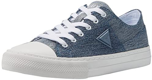 GUESS Pranze, Zapatillas Mujer, Jeans, 37.5 EU