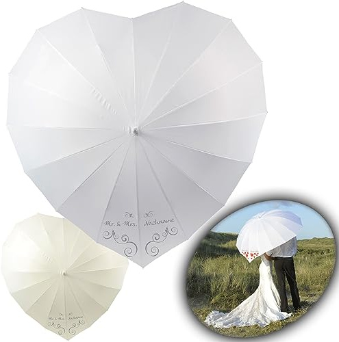 iX-brella Hochzeitsschirm Brautschirm Wedding Heart