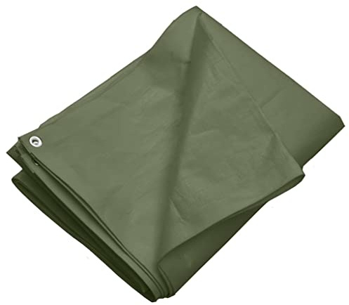 vidaXL Abdeckplane Schutzplane Gewebeplane Bootsplane Bodenplane Gartenplane Holzplane Schutzfolie Industrieplane Plane 260g/m² 2x3m Grün HDPE