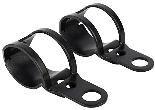 Motorrad Blinker Halterung, 30¨C43 Mm Blinker Umbau Gabelhalterungsklemme (schwarz)