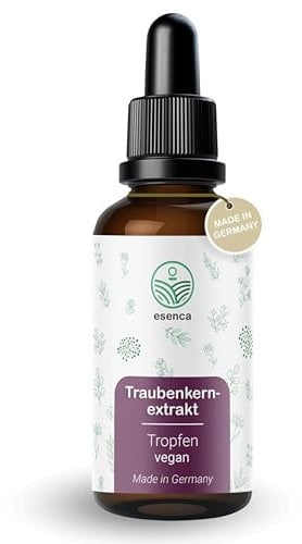 OPC Traubenkernextrakt-Tropfen – 50 ml – Hochkonzentriert aus französischen Weintrauben – Vegan & Alkoholfrei – aus Deutschland