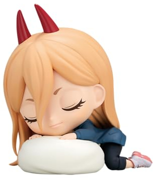 Banpresto BP88663P Figure Q Posket Sleeping Power Chainsaw Man, 7 cm, Multicoloured